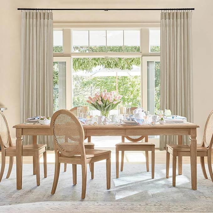 RYB HOME Linen Sheer Curtains 2 Panels for Living Room, Semi Transparent Privacy Drapes with Rod Pocket Farmhouse Style Window Treatments for Bedroom, Taupe, 38" W x 63" L