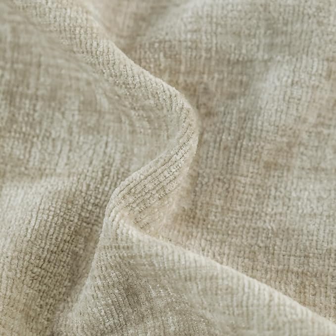 CaliTime Decorative Couch Throw Pillow Covers 18 X 18 Inches Light Taupe