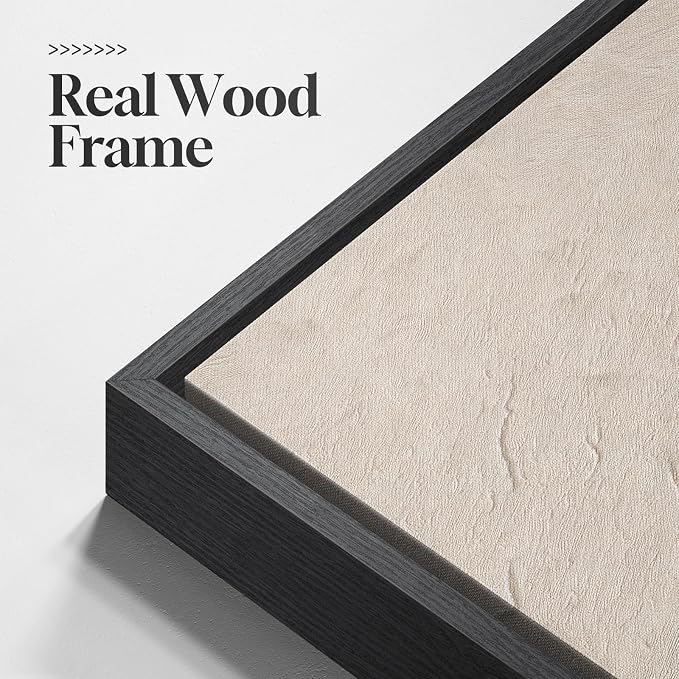 Framed Brown Abstract Mountain Wall Art for Living Room, 3 Piece, 24x36 In | Neutral, Landscape, Minimalist, Scenic, Modern, Mountain print, Earth tone, Bedroom decor, Home office, Hallway, Wood frame
