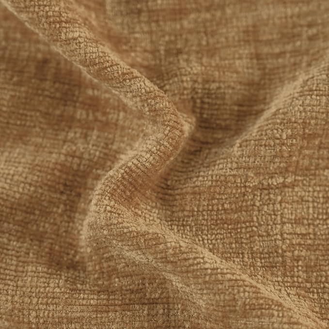 CaliTime Decorative Couch Throw Pillow Covers 18 X 18 Inches Apricot Brown