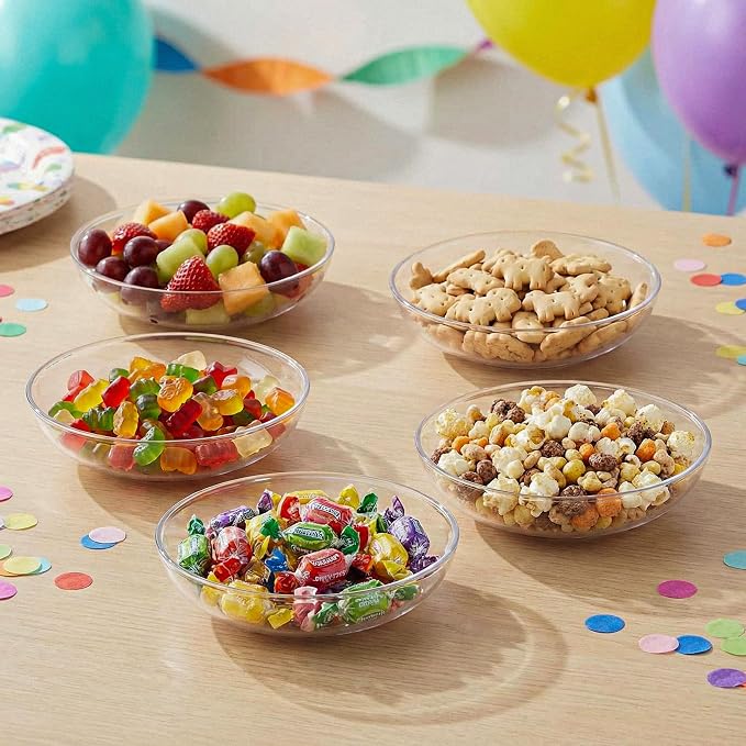 Royal Imports Clear Plant Saucer,Floral Plastic Plates Plant Tray 6" 6pk