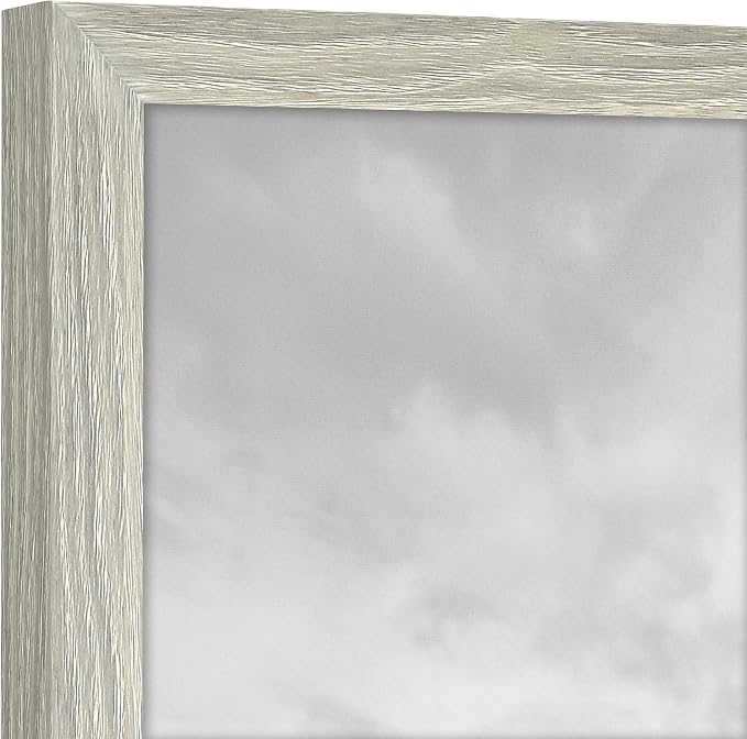 MCS Gallery Essential Picture Frame Set 8x8 Gray Woodgrain, Square Wall Hanging Picture Frames for Photos & Art Prints (2-Pack)