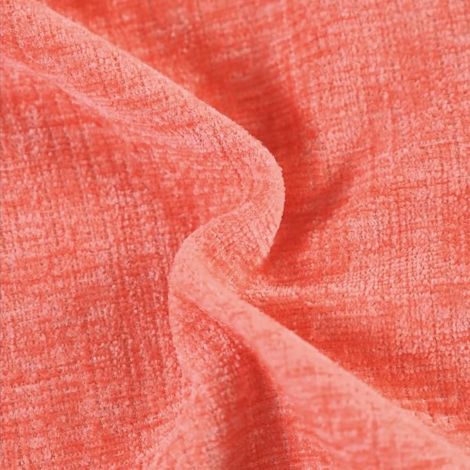 CaliTime Decorative Couch Throw Pillow Covers 20 X 20 Inches Living Coral