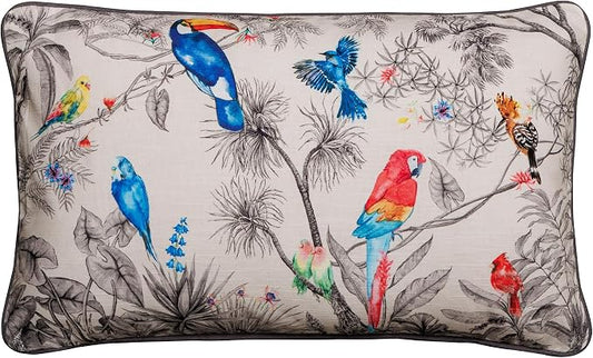 Maison d' Hermine Throw Pillow Covers 100% Cotton (12" x 20" - Pack of 1)