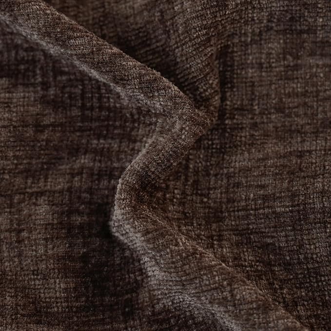 CaliTime Decorative Couch Throw Pillow Covers 24 X 24 Inches Coffee