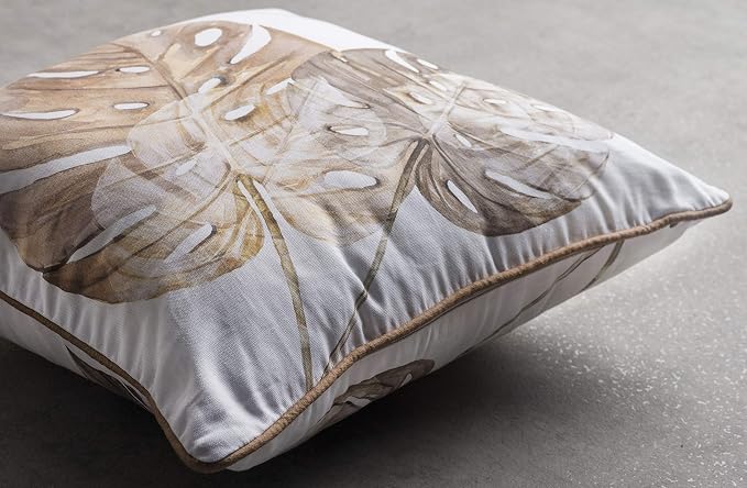 Maison d' Hermine Throw Pillow Covers 100% Cotton (18" x 18" - Pack of 1)
