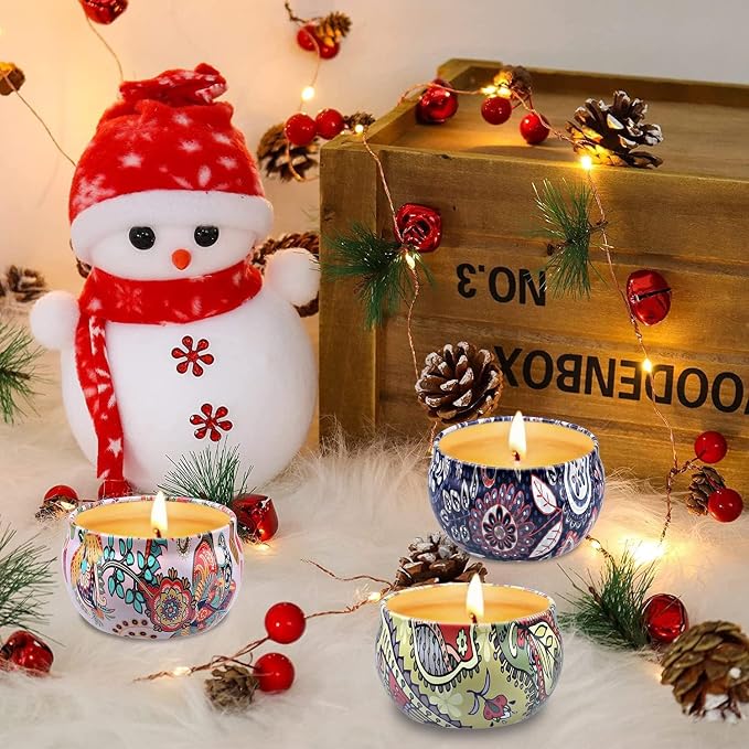 Scented Candles Gift Set for Women, 9 Pack Aromatherapy Candles for Home Scented, 180 Hour Long Lasting Soy Candle Lavender Candle Valentine's Day Birthday Chrismas Gifts for Women Bath Spa Yoga
