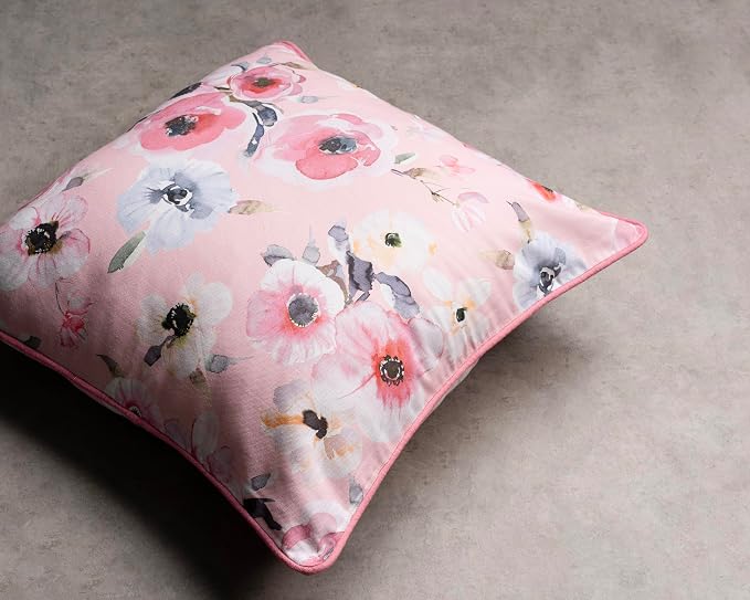 Maison d' Hermine Throw Pillow Covers 100% Cotton (20" x 20" - Pack of 1)