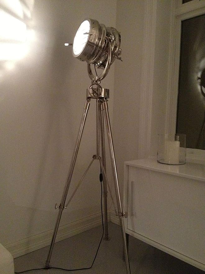 THOR INSTRUMENTS Hollywood 1950's Studio Vintage Design Industrial Tripod Floor Lamp Rustic Vintage Home Decor Gifts