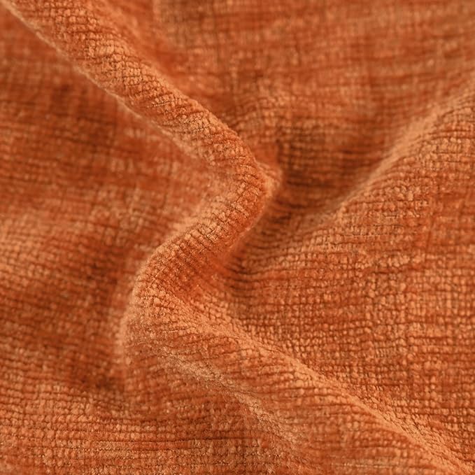 CaliTime Fall Decorative Throw Pillow Covers 18 X 18 Inches Burnt Orange