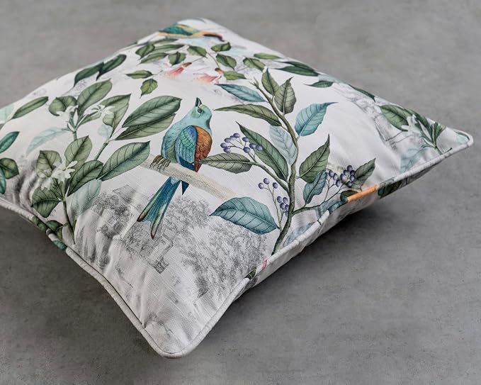 Maison d' Hermine Throw Pillow Covers 100% Cotton (18" x 18" - Pack of 1)