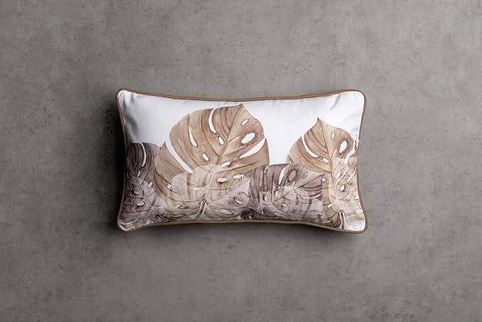Maison d' Hermine Throw Pillow Covers 100% Cotton (12" x 20" - Pack of 1)