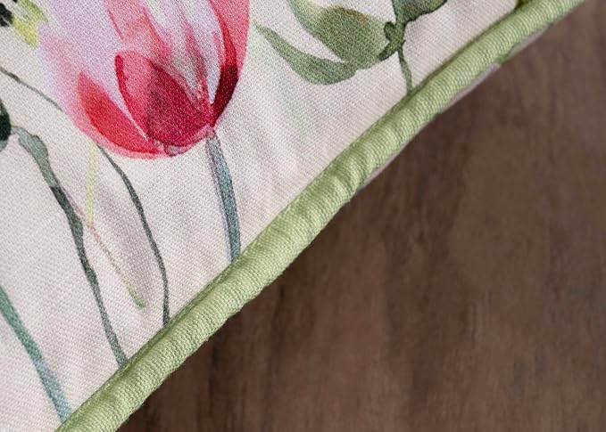 Maison d' Hermine Throw Pillow Covers 100% Cotton (12" x 20" - Pack of 1)