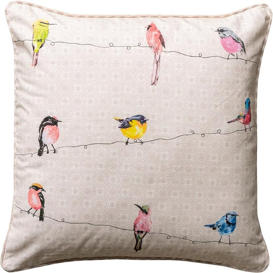 Maison d' Hermine Throw Pillow Covers 100% Cotton (20" x 20" - Pack of 1)