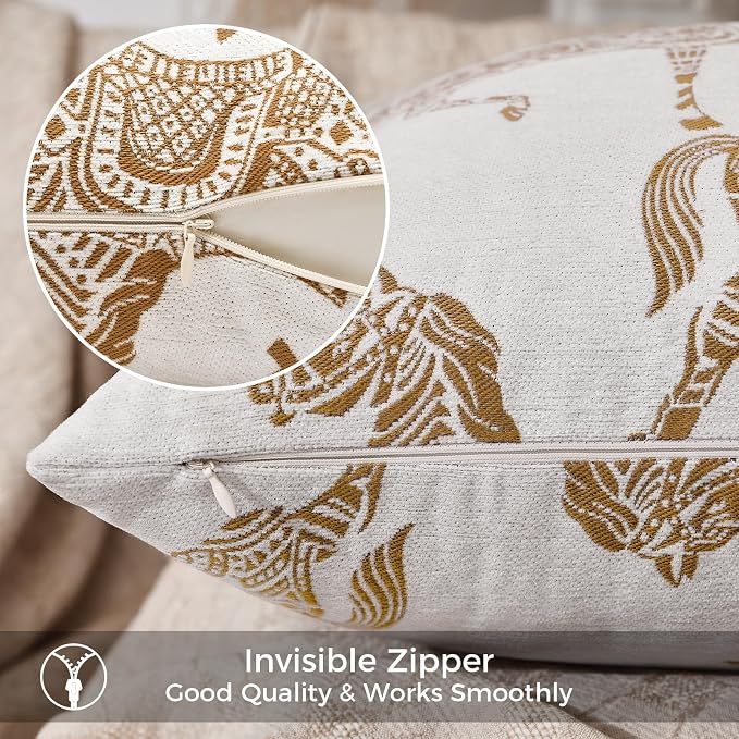 Decorative Lumbar Pillow Cover 14x36 Inch, Double Sided Running Orange Horse Design Long Pillow Covers, Decorative Cushion Cover Couch, Sofa, Living Room, Bedroom