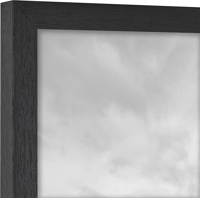 MCS Gallery Essential 11x14 Matted Diploma Frame with 8.5x11 Opening, Black Picture Frame for Gallery Wall, Documents, Awards & Certificates (6-Pack)