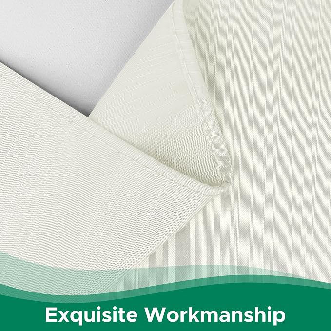 Wrap Around Bed Skirt Full Size Beds 19" Drop-Elastic Dust Ruffle Ivory | Adjustable Pleated Bedskirt-Easy Fit Wrinkle Resistant Washable Bed Skirting-Hotel Studio Apartment Home Guest Bedroom Rental