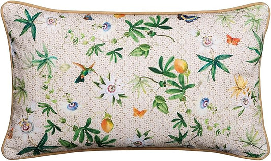 Maison d' Hermine Throw Pillow Covers 100% Cotton (12" x 20" - Pack of 1)