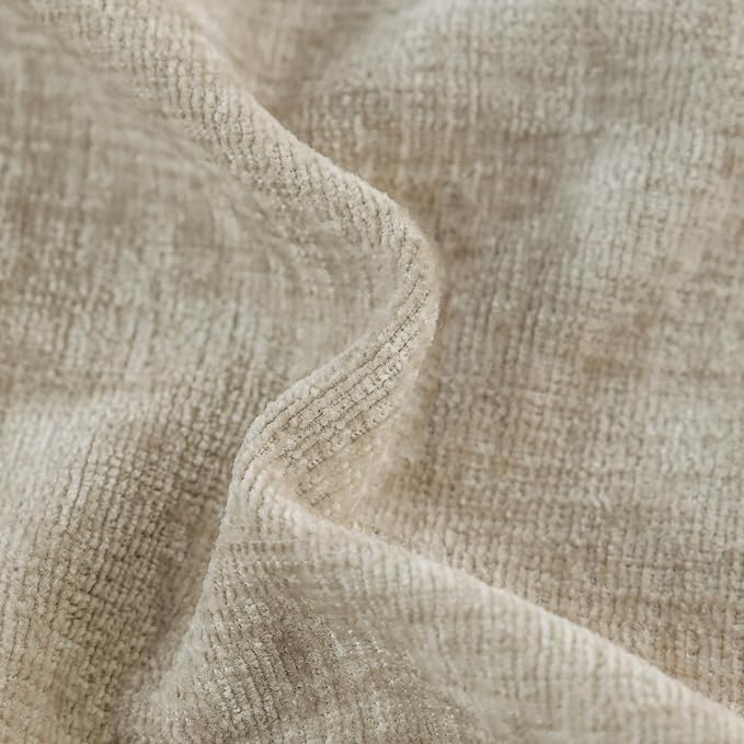 CaliTime Decorative Couch Throw Pillow Covers 24 X 24 Inches Light Taupe