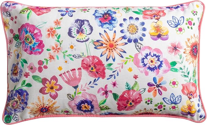 Maison d' Hermine Throw Pillow Covers 100% Cotton (12" x 20" - Pack of 1)