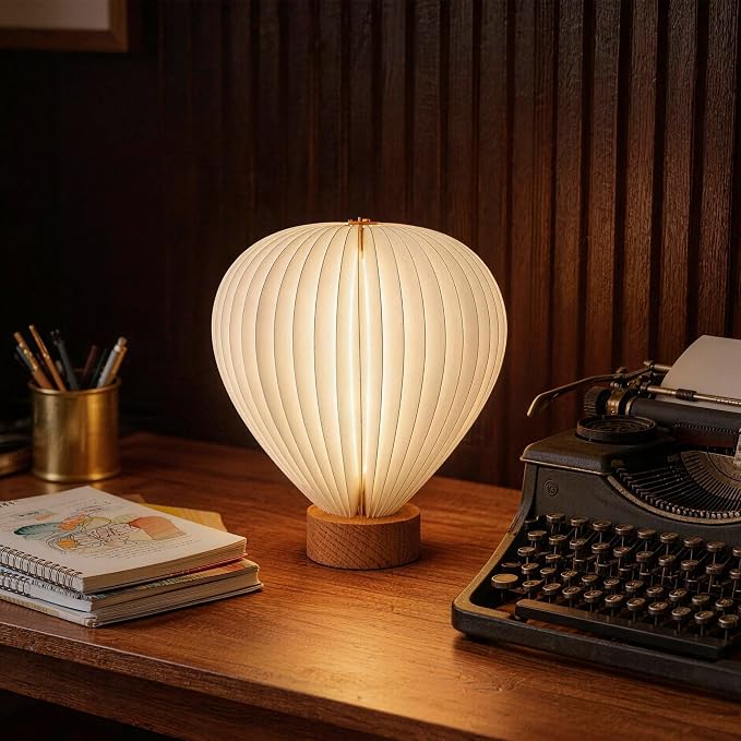 Hot Air Balloon Warm Night Light,Dimmable Touch Lamp for Bedroom,Portable Table Bedside Lamp,hot air balloon lantern decor,1200 mAh battery,Portable Camping Lamp for Outdoor,Bedroom,Party Decor