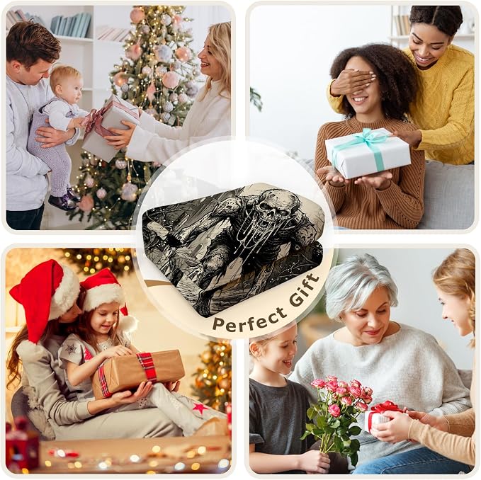 Aimego Scary Zombie Blanket, for Horror Fans, 50"x60" | Ultra-Soft Flannel Fleece Throw, All Seasons Cozy Leightweight Blanket for Sofa Bed Chair, Birthday Back to school Present