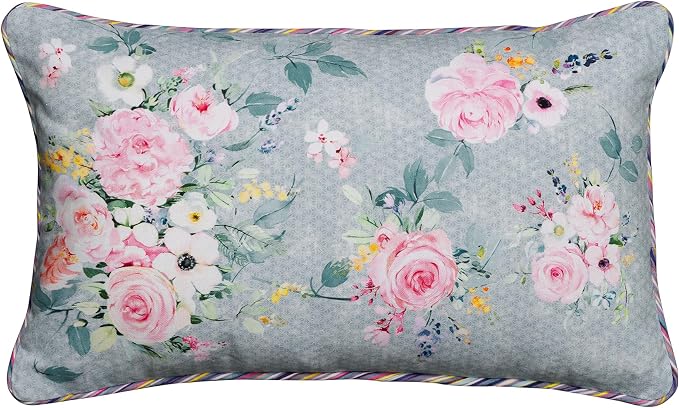 Maison d' Hermine Throw Pillow Covers 100% Cotton (12" x 20" - Pack of 1)