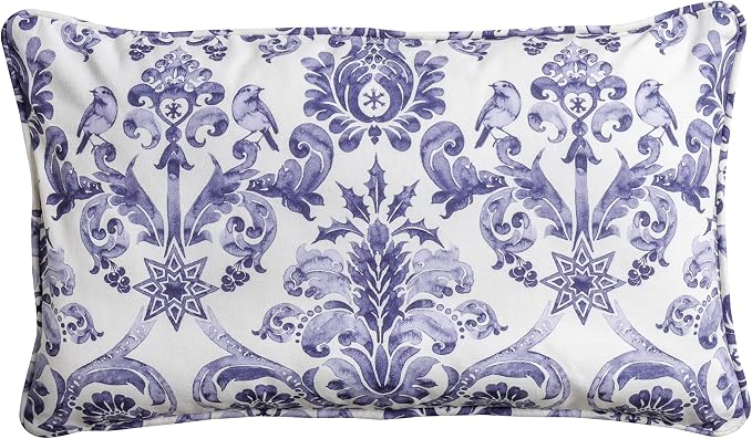 Maison d' Hermine Throw Pillow Covers 100% Cotton (12" x 20" - Pack of 1)