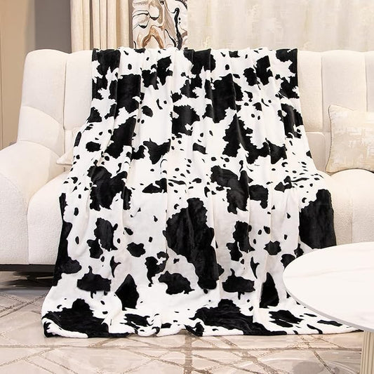 GEULAY Twin Size Blanket, 60x80 Inches | for Couch Bed, Soft Cozy Warm Fleece, for Adults, Home Room Decor, Oversized, for Car Airplane Camping Travel
