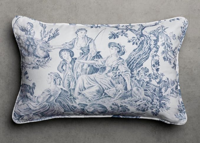 Maison d' Hermine Throw Pillow Covers 100% Cotton (12" x 20" - Pack of 1)