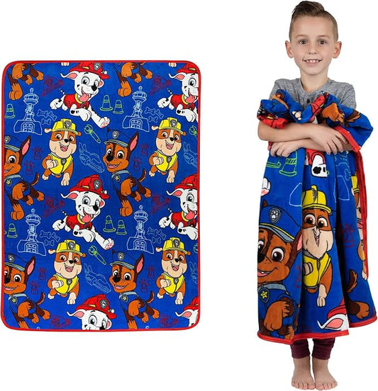 Franco Kids Bedding Super Soft Plush Throw Blanket, 46 in x 60 in, Paw Patrol (Pack of 6)