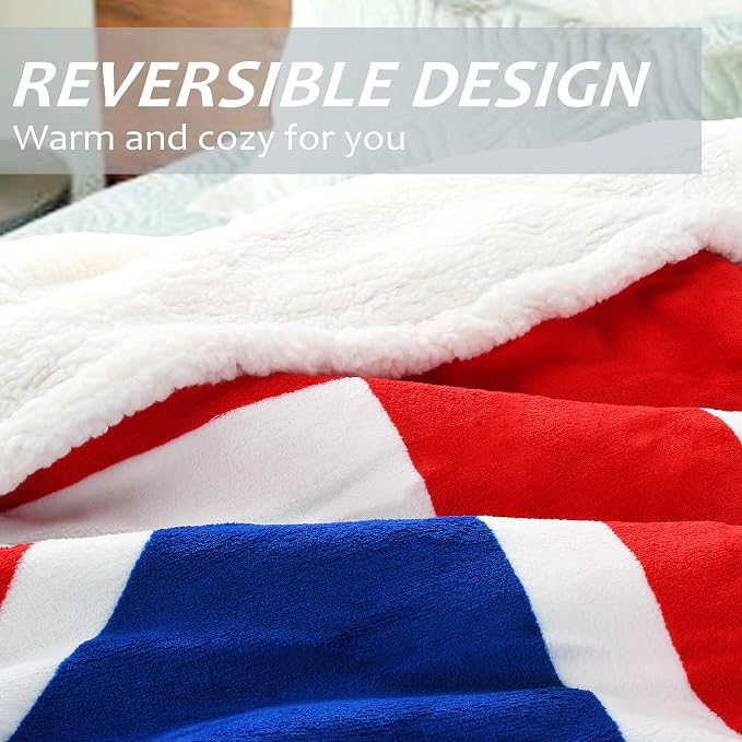 Catalonia Union Jack Blanket, British Flag Throw Blanket, England UK Gifts, Soft Cozy Fleece Blanket for Home, Sofa, Bed, British Gift for Men, Women, Kids, 50X60 inch