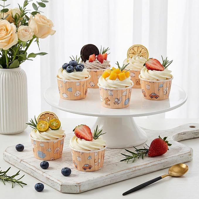 11.5 Inch White Cake Stands, Porcelain Cake Plate, Round Dessert Display, Cake Pedestal Stand, Cupcake Stand for Birthday Parties, Weddings, Baby Shower, Easter, Home Decor Display Stand Tray