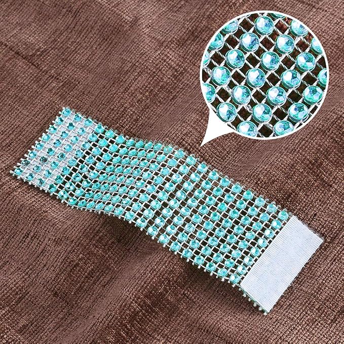 Accmor 50pcs Napkin Rings, Blue Napkin Rings Buckles | Napkin Rings for Table Decorations, Wedding, Dinner, Party, DIY Decoration