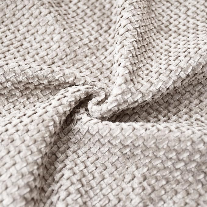CaliTime Decorative Couch Throw Pillow Covers 16 X 16 Inches Taupe