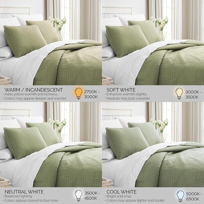 Southshore Fine Living, Inc. Bed Quilts Queen Size Set, Pet Hair Resistant Bedding, Soft Coverlet Queen Size, Full Quilt Set with 2 Pillow Shams, Lightweight Full Bedspread, Sage Green Quilt