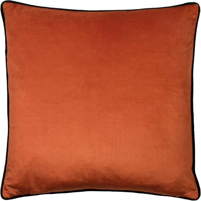 Paoletti Cheetah Velvet Cushion – Majestic Jungle Design with Piped Edge (Teal - 45 x 45cm)
