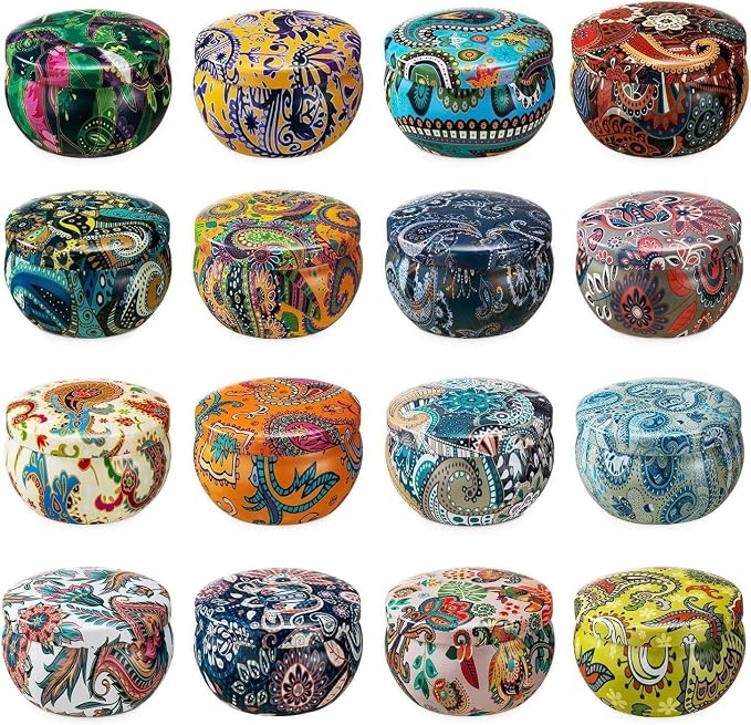 YOROXRG Set 16 Pack Scented Candles Gifts Soy Wax Travel Tin Jar Candles for Home 2.5 OZ Scented Candles for Mom for Christmas, Birthday, Thanksgiving, Mother's Day…