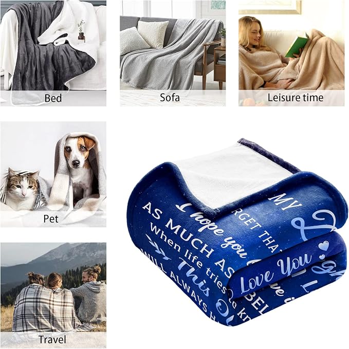 Givetoyou Daughter Gifts from Dad Daughter Birthday Graduation Christmas Valentines Mothers Day Wedding Gifts Gifts for Grown Adult Daughter Throw Blanket 80inx60in