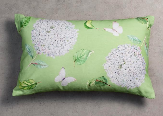 Maison d' Hermine Throw Pillow Covers 100% Cotton (12" x 20" - Pack of 1)