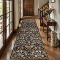 Ciicool 2x8 Hallway Runner Rug Floral Non Slip Washable Kitchen Rugs | Boho Soft Low Pile Long Carpet for Entryway Laundry Bedroom Carpets