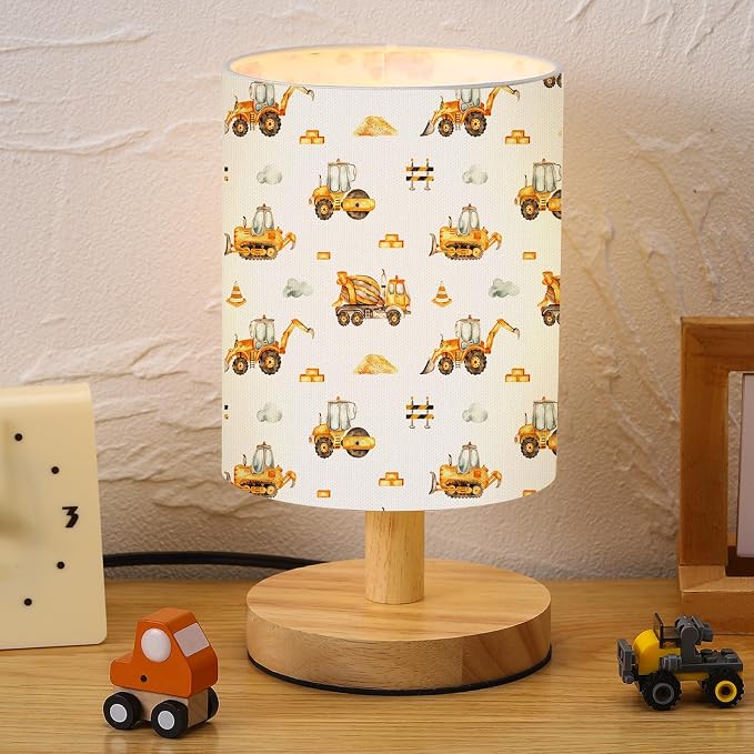 VIHOSE Car Kids Table Lamp for Bedroom Kids Lamps for Girls Room