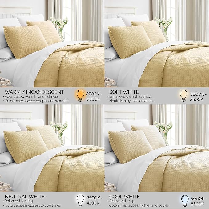 Southshore Fine Living, Inc. Full/Queen Quilt Bedding Set, Cozy Coverlet Queen Size Bedspread, Wrinkle-Free, Pet Hair Resistant Bedding, Full Size Quilt Coverlet w/2 Pillow Shams, Gold