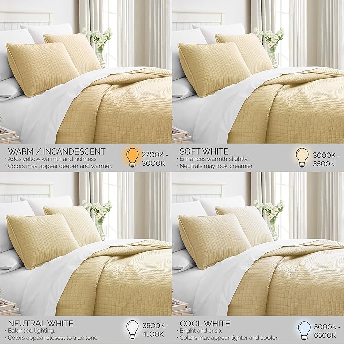 Southshore Fine Living, Inc. King Quilt Bedding Set, Soft, Lightweight Quilt, King Size Coverlet Sets with Shams, Pet Hair Resistant Bedding, Quilted Bedspread with 2 Pillow Shams, Gold Quilts