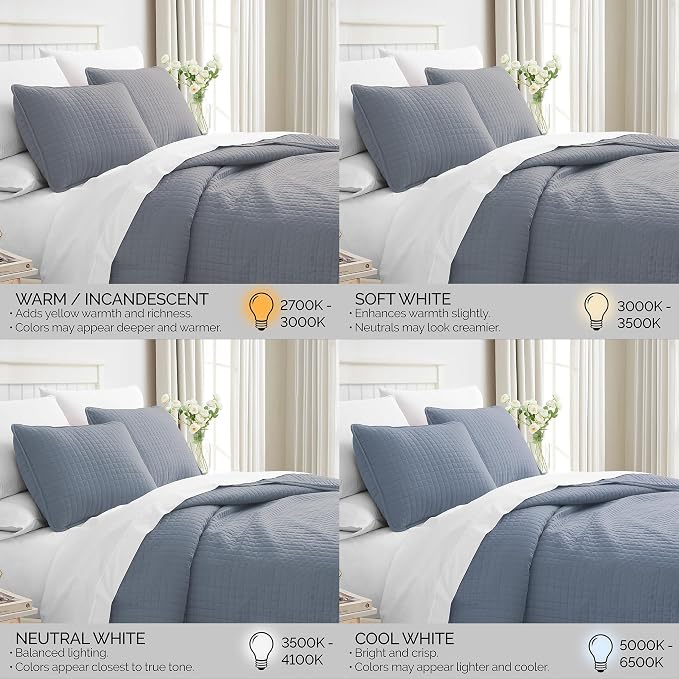 Southshore Fine Living, Inc. Twin Quilt Set, Quilted Blue Bedspread Twin/XL Quilt with Matching Pillow Sham, Soft Microfiber, Lightweight Coverlet Set, Easy Care, Machine Washable, Slate Blue