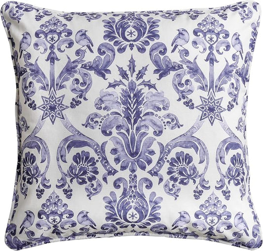 Maison d' Hermine Throw Pillow Covers 100% Cotton (18" x 18" - Pack of 1)