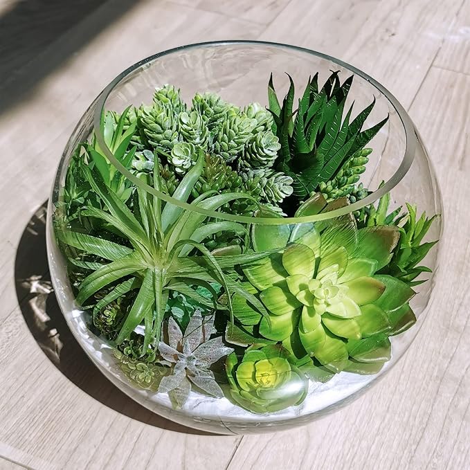 Winlyn 19 Pcs Assorted Artificial Succulents Plants Unpotted Small Green Hanging Succulent Aloe Fake Cacti Succulents Bulk for Succulent Garden Centerpiece Wreath Arrangement Indoor Outdoor Home Decor