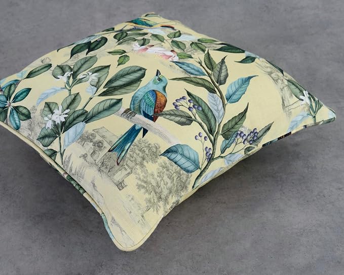 Maison d' Hermine Throw Pillow Covers 100% Cotton (20" x 20" - Pack of 1)