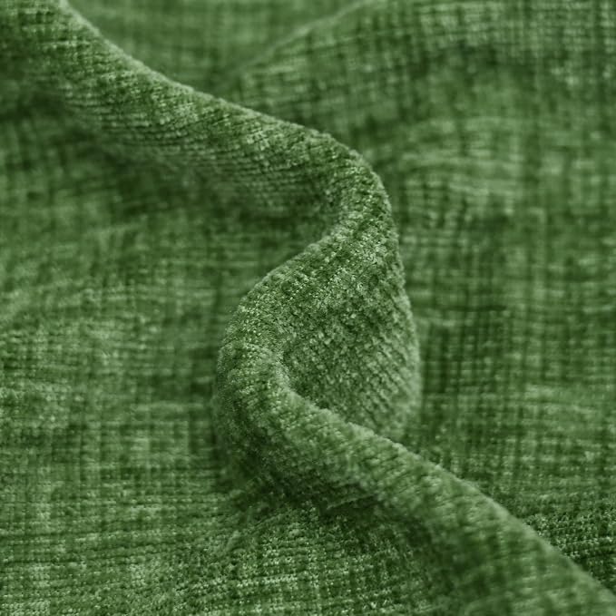 CaliTime Decorative Couch Throw Pillow Covers 22 X 22 Inches Forest Green