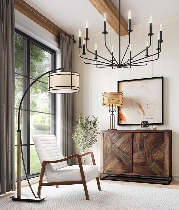 Marlowe 28 3/4" Tall Table Lamp Bronze Brown Modern Rustic Pull